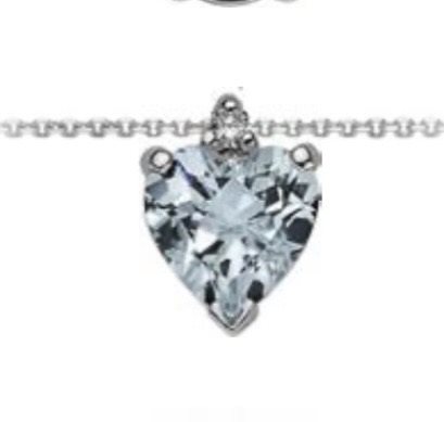 Pendente Oro Gioia Donna in Oro Acquamarina 1.10 Ct OPA12429.002 - OPA12429.002